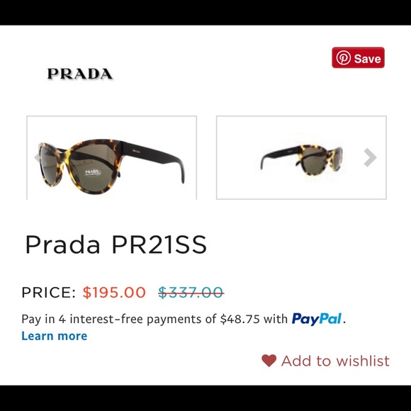 Prada tortoise sunglasses - Picture 6 of 7